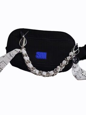 Steve Madden Black Utility Belt Bag Purse NWT
